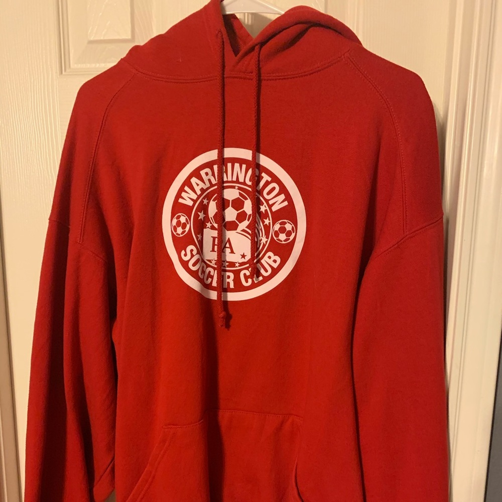 Men’s Red Soccer Hoodie